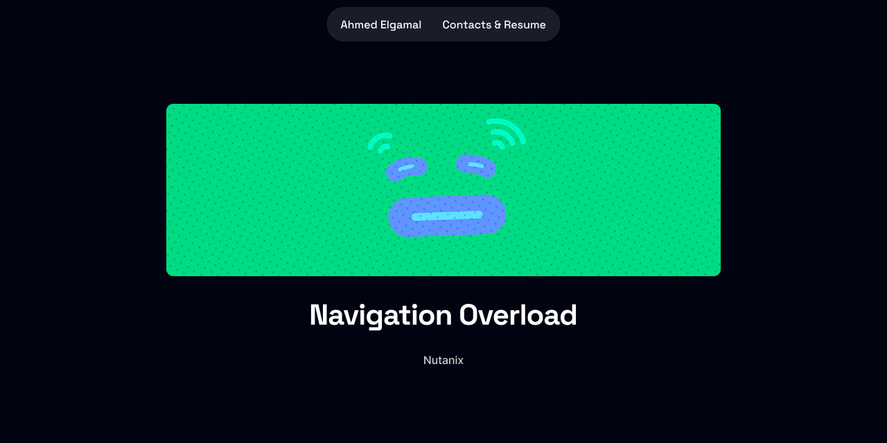 Simplifying 3-Tier Navigation case study preview